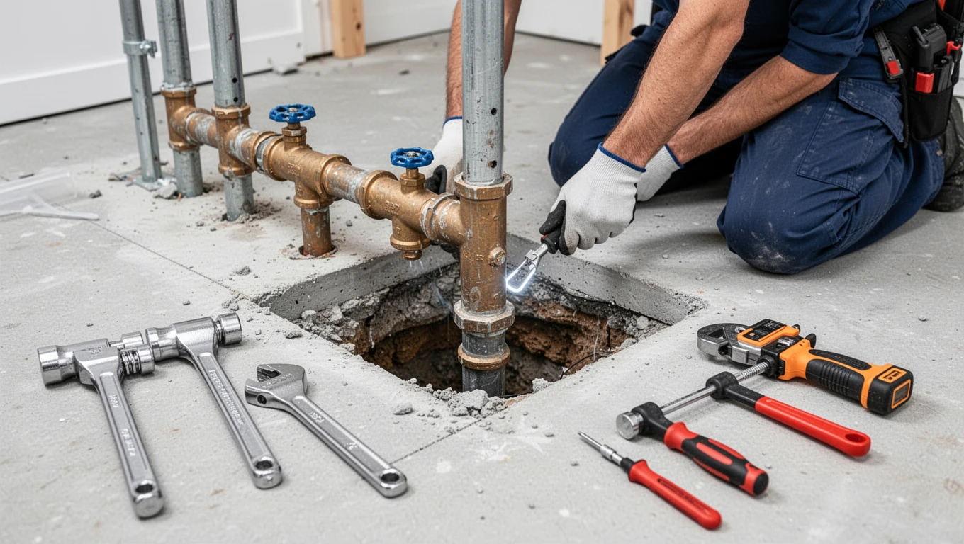 Slab Leak Repair